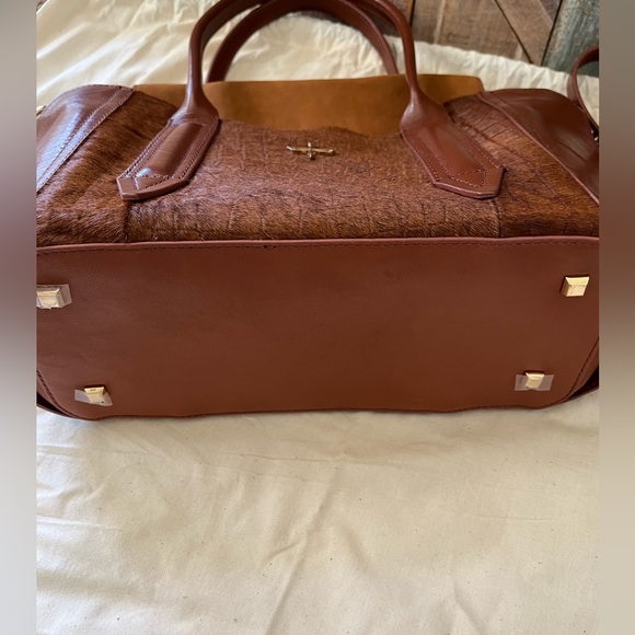 Pour La VICTOIRE Bag Leather And Pony Hair Brown - Picture 4 of 13